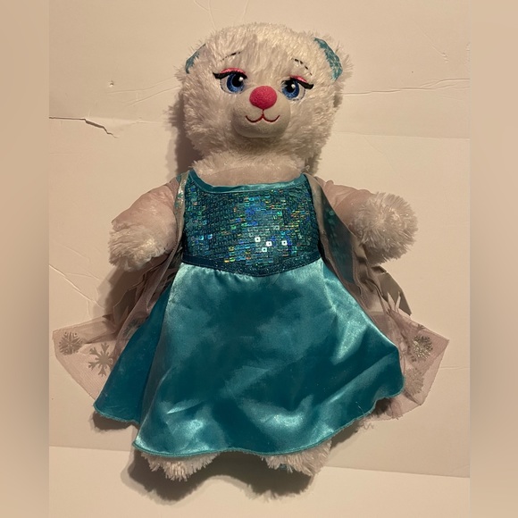 BuildABear Toys Build A Bear Disney Frozen Elsa Teddy Bear Plush